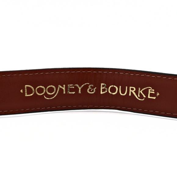 Vintage Dooney & Bourke Green Pebble Leather Belt Gold Buckle XS 22-24 main image 5